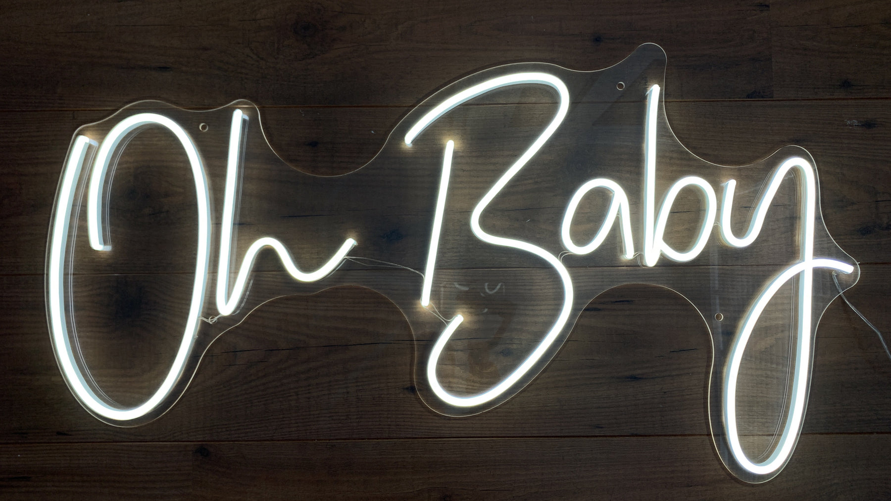 Oh Baby Neon Sign