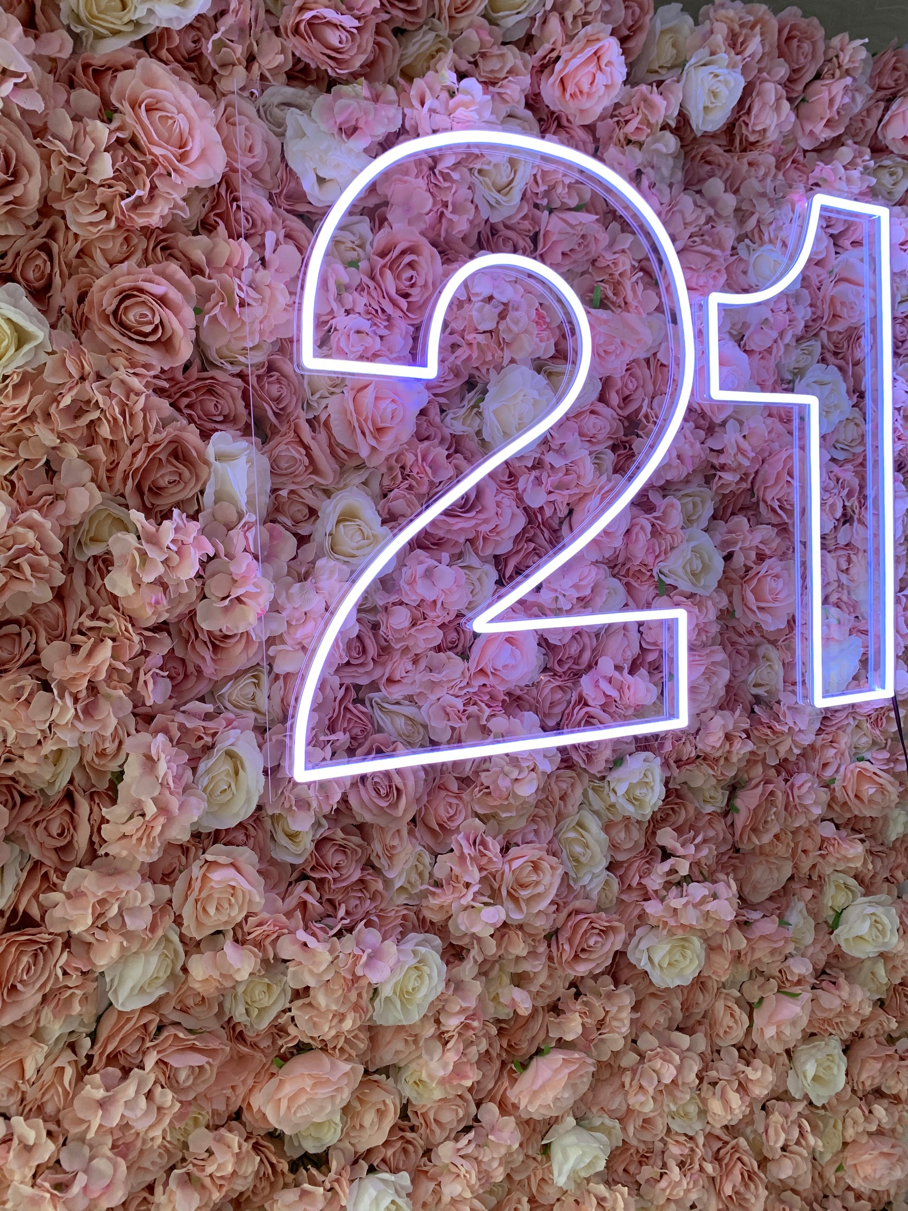 21 Neon Sign