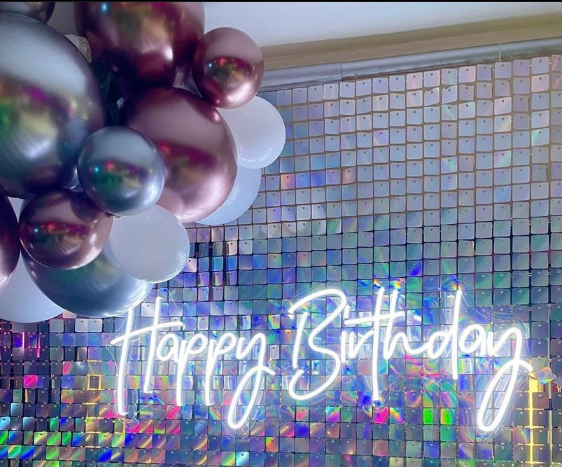 Happy Birthday Neon Sign