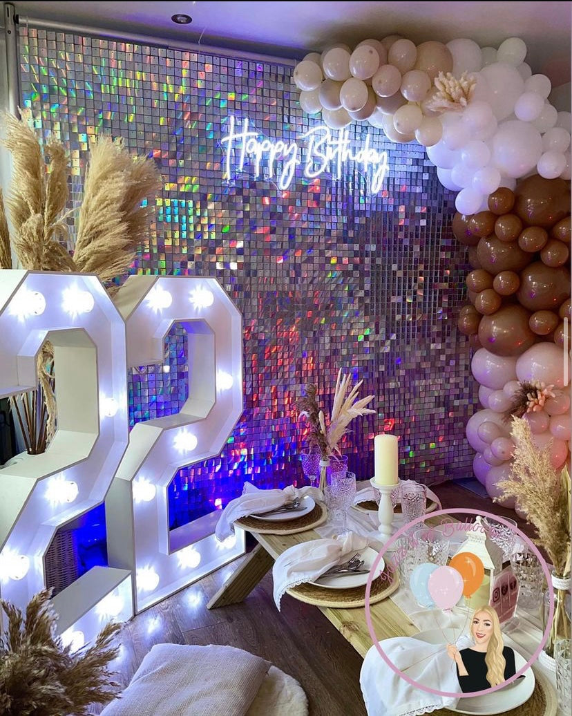 Happy Birthday Neon Sign