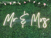 Mr & Mrs Neon Sign