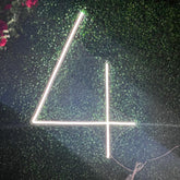 Numbers 0 - 9 Single Line Neon