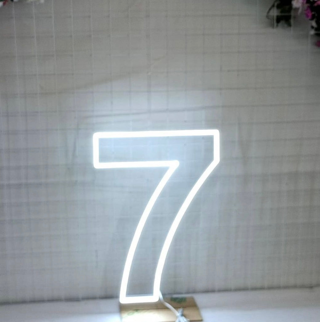 Numbers 0 - 9 Outlined