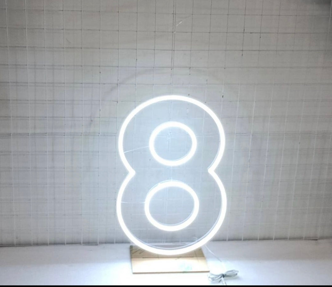 Numbers 0 - 9 Outlined