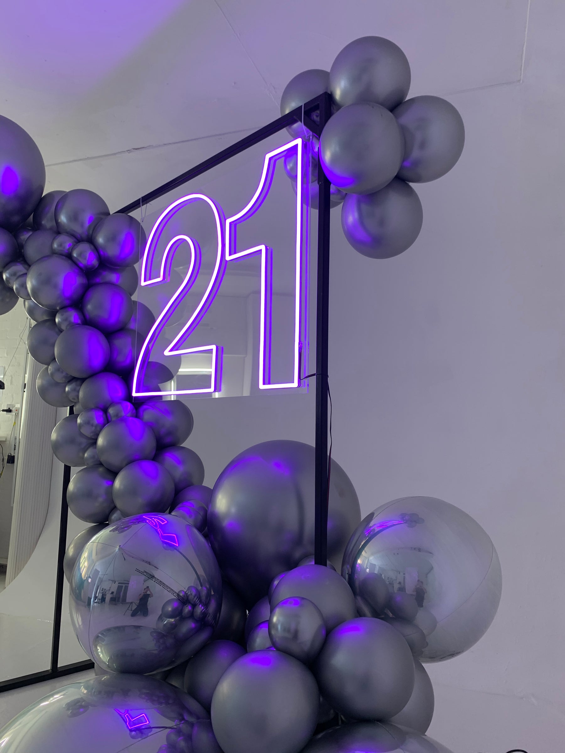 21 Neon Sign