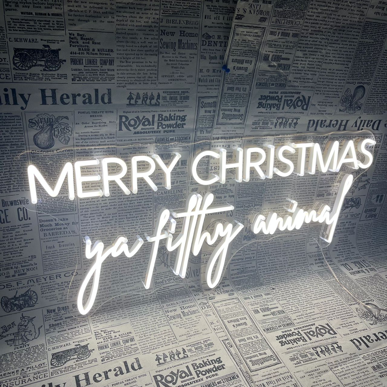 Merry Christmas - Ya Filthy Animal