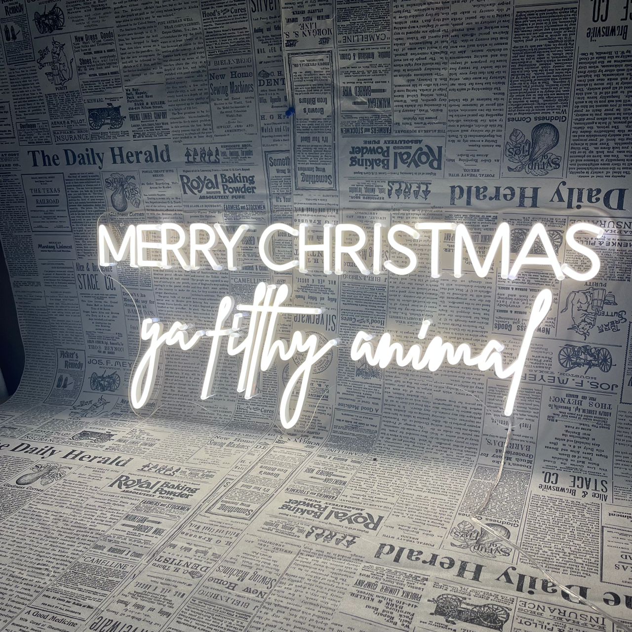Merry Christmas - Ya Filthy Animal