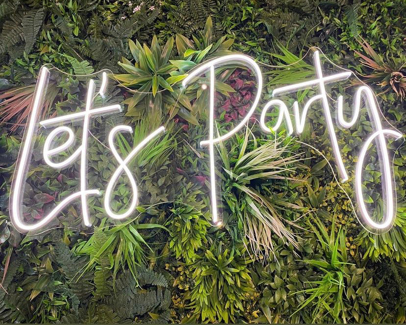Let's Party Neon Sign