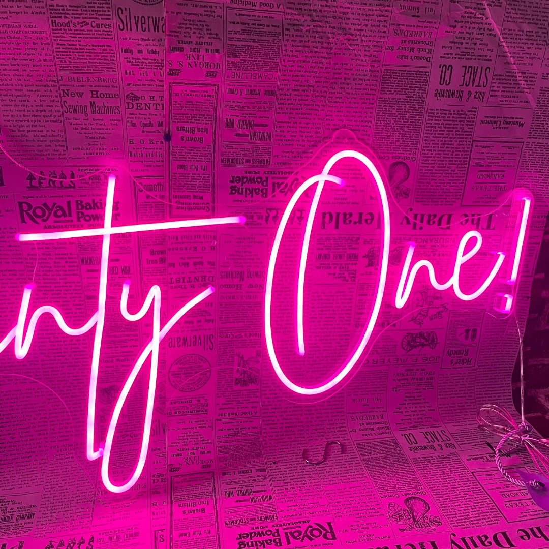 Twenty One! Neon Sign