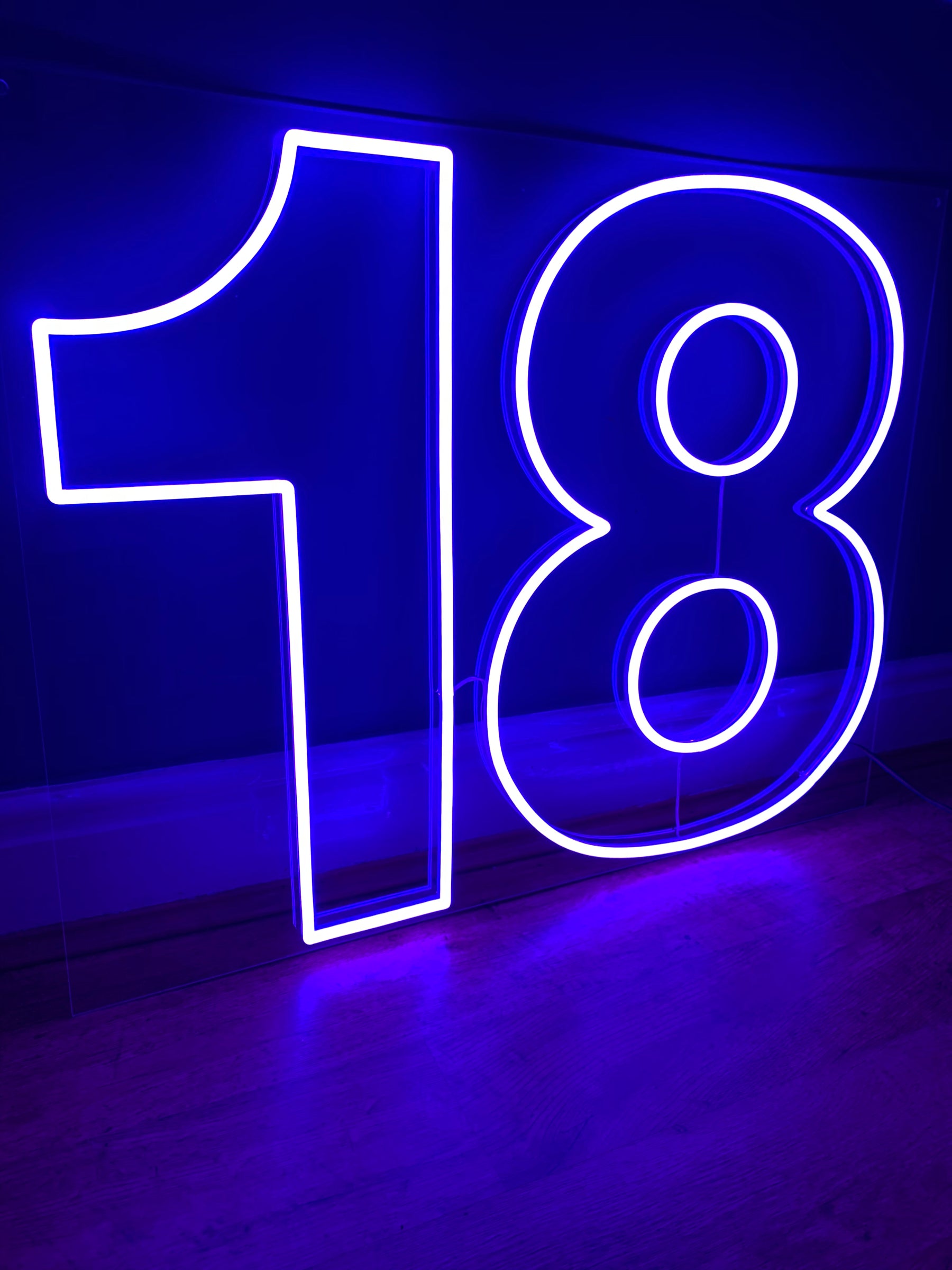 18 Neon Sign