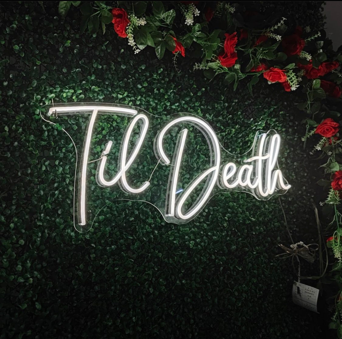 Til Death Neon Sign