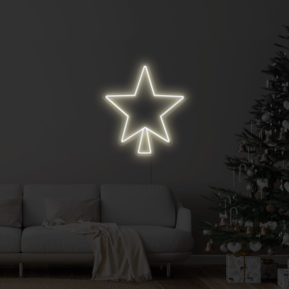 Christmas Star LED Neon Sign