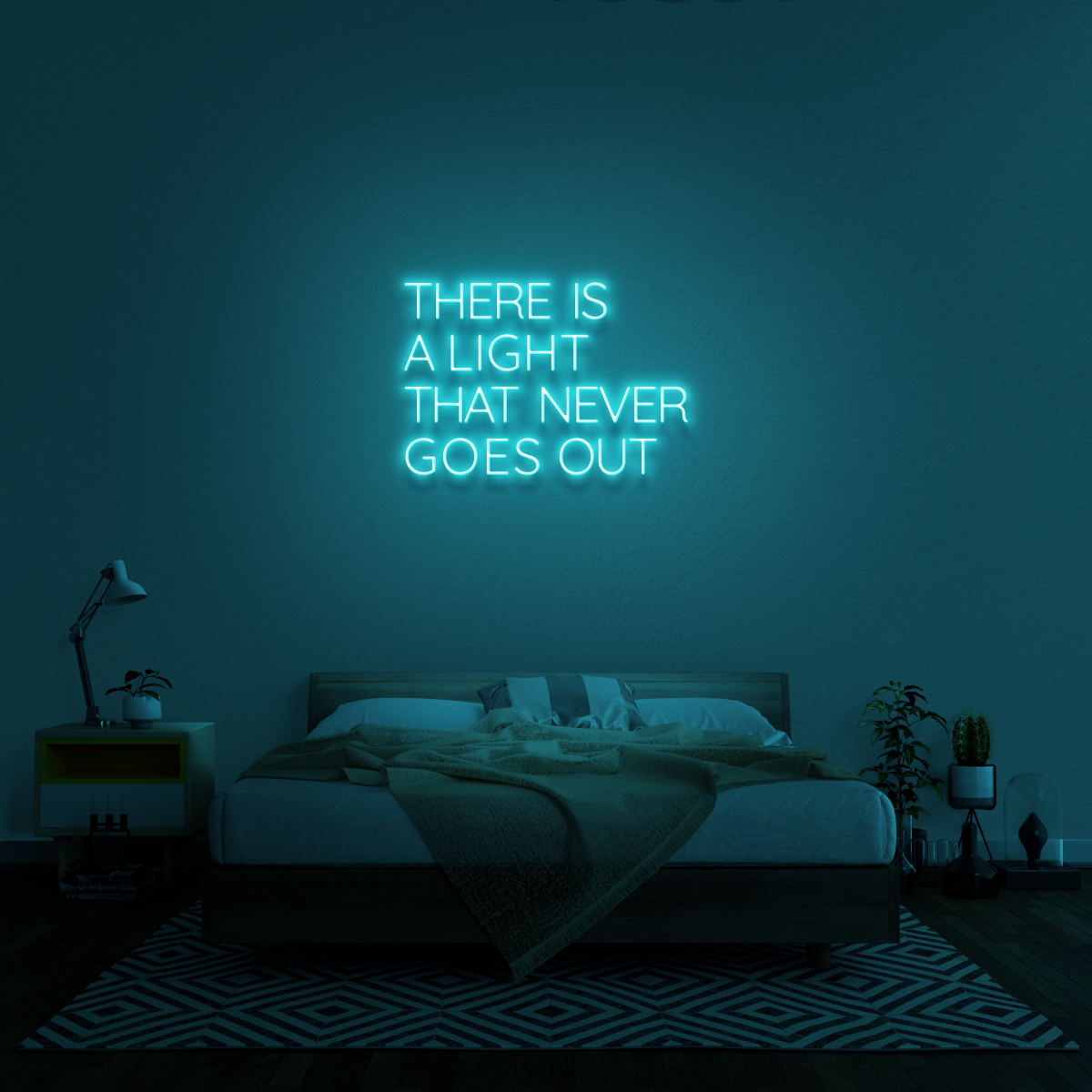 'There Is A Light That Never Goes Out' Neon Sign