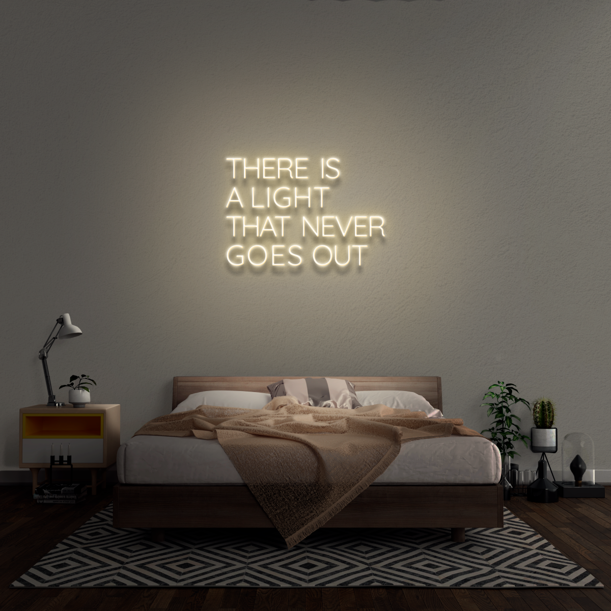 'There Is A Light That Never Goes Out' Neon Sign