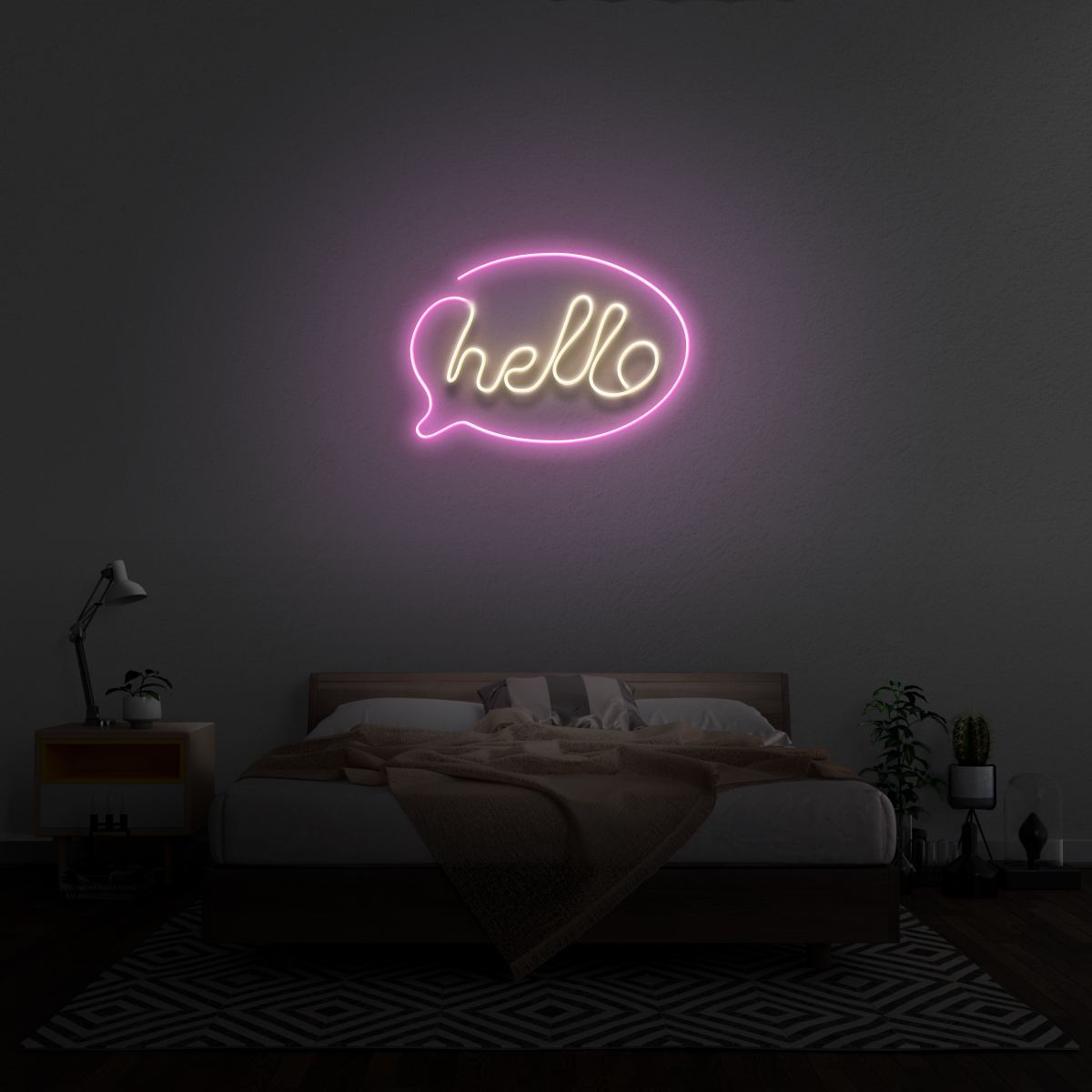 'Hello' Neon Sign