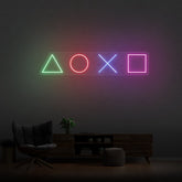 Playstation Buttons Neon Sign