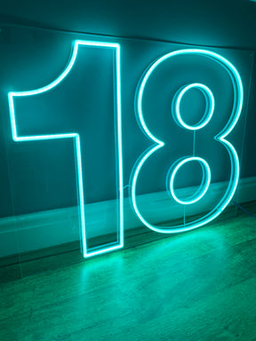 18 Neon Sign