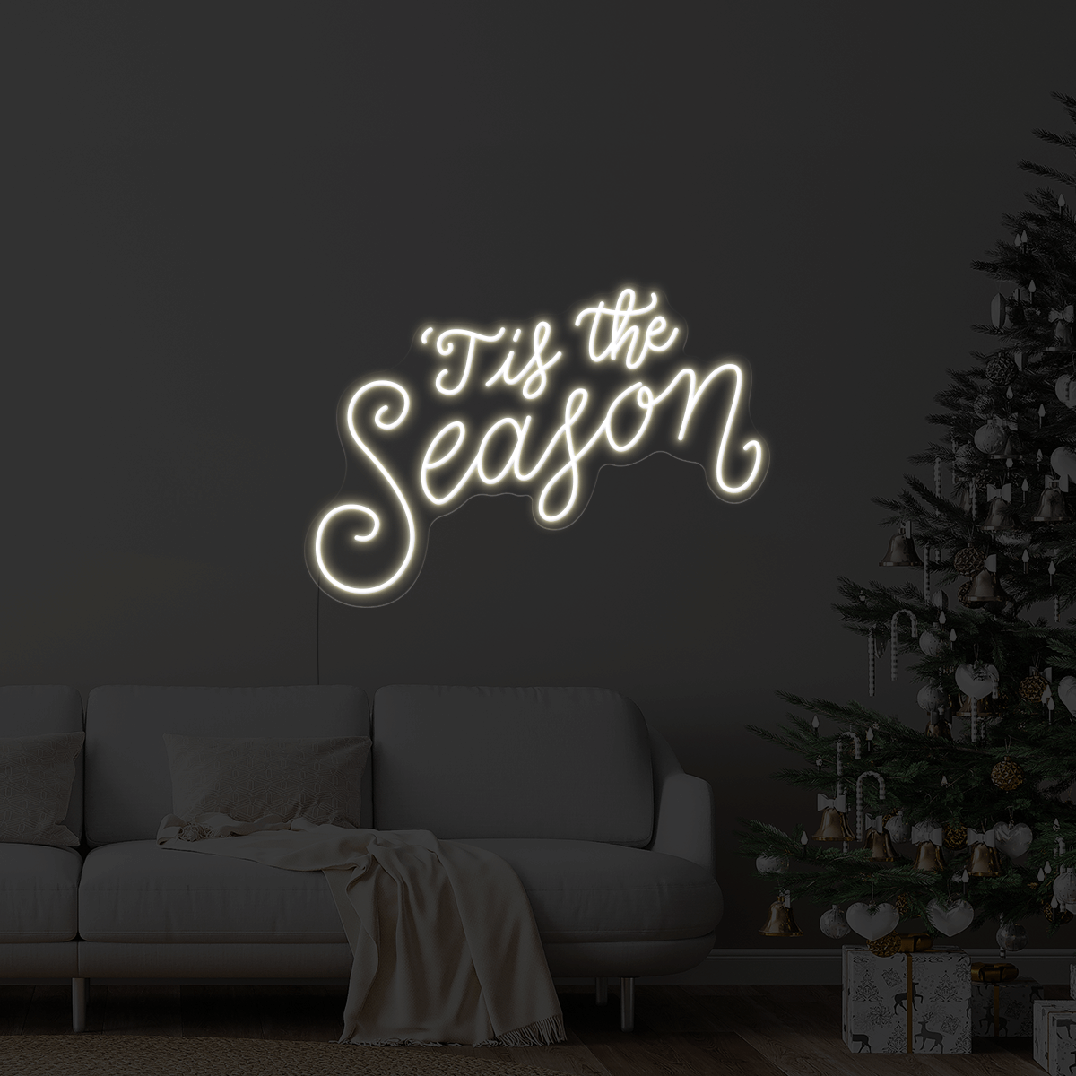 Christmas 'Tis the Season LED Neon Sign