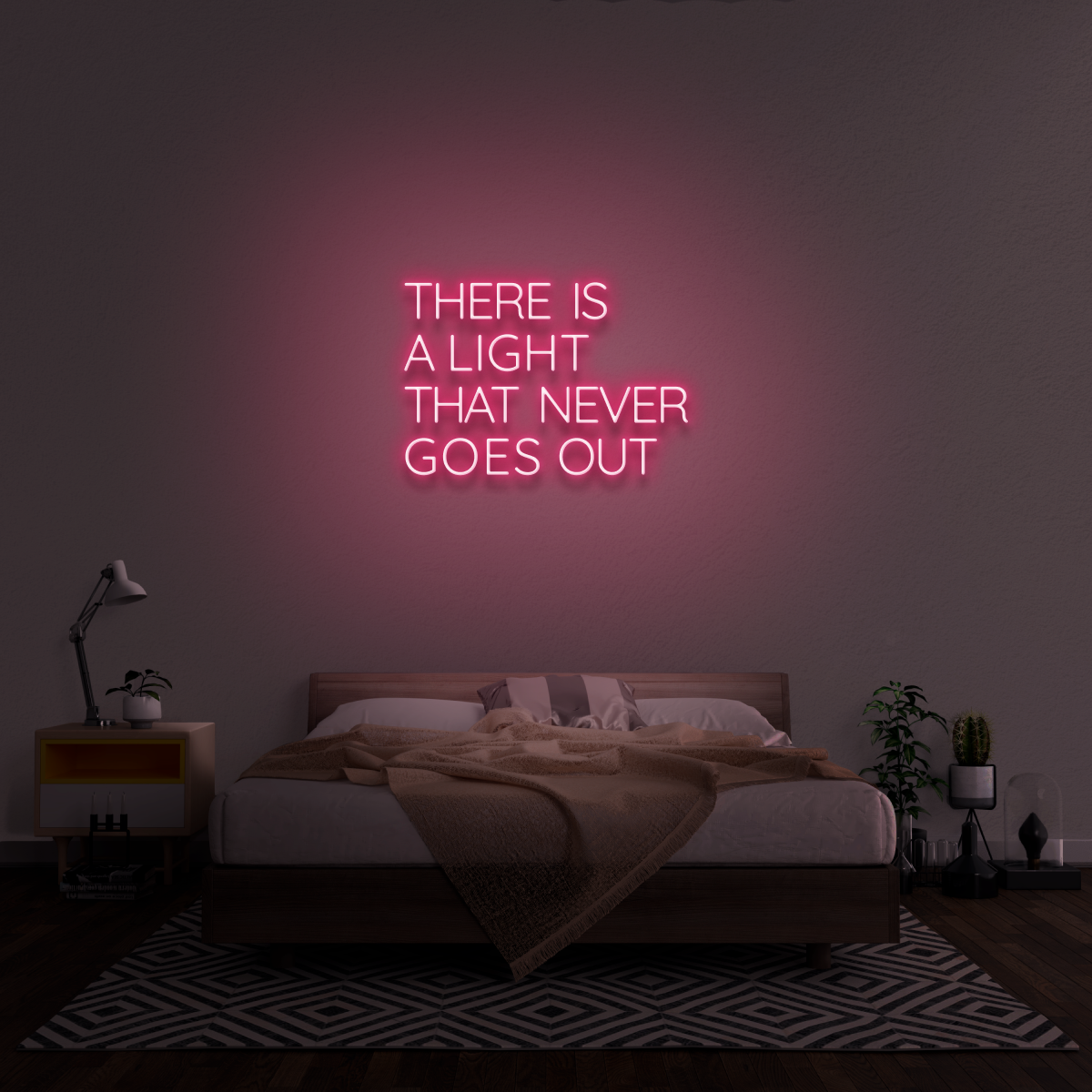 'There Is A Light That Never Goes Out' Neon Sign