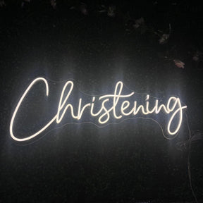 Christening Neon Sign