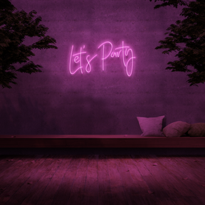 'Let's Party' Neon Sign