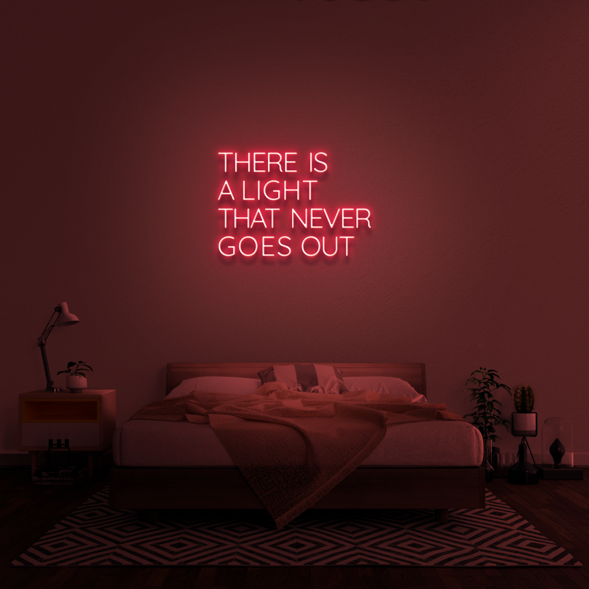 'There Is A Light That Never Goes Out' Neon Sign